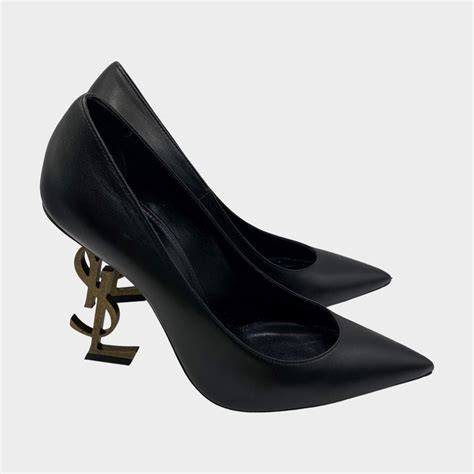 vintage ysl pump with teardrop shaped heel|ysl heels On Sale .